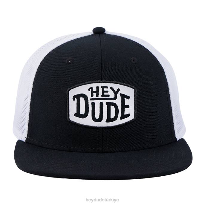 Hey Dude aksesuar siyah üniseks kamyon şoförü şapkası 82XX269
