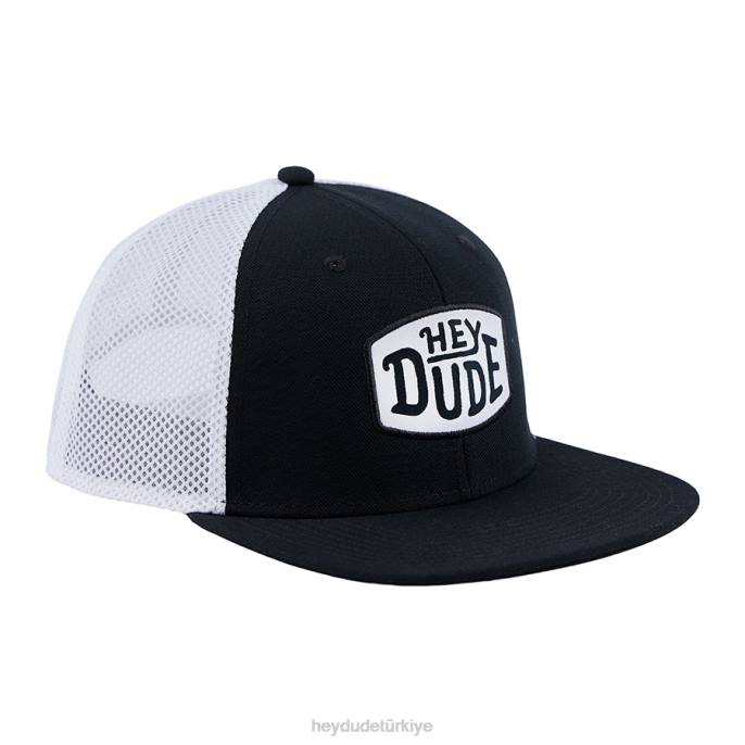 Hey Dude aksesuar siyah üniseks kamyon şoförü şapkası 82XX276