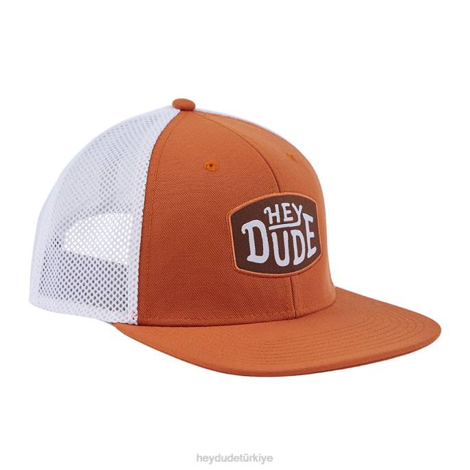 Hey Dude aksesuar turuncu üniseks kamyon şoförü şapkası 82XX271