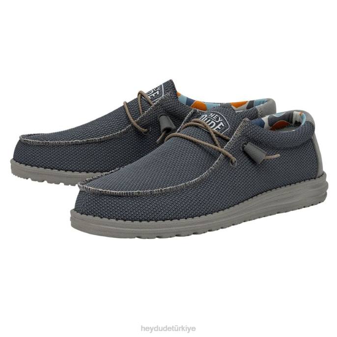 Hey Dude ayakkabı Mavi gölge erkekler Wally Sox üçlü iğne 82XX441