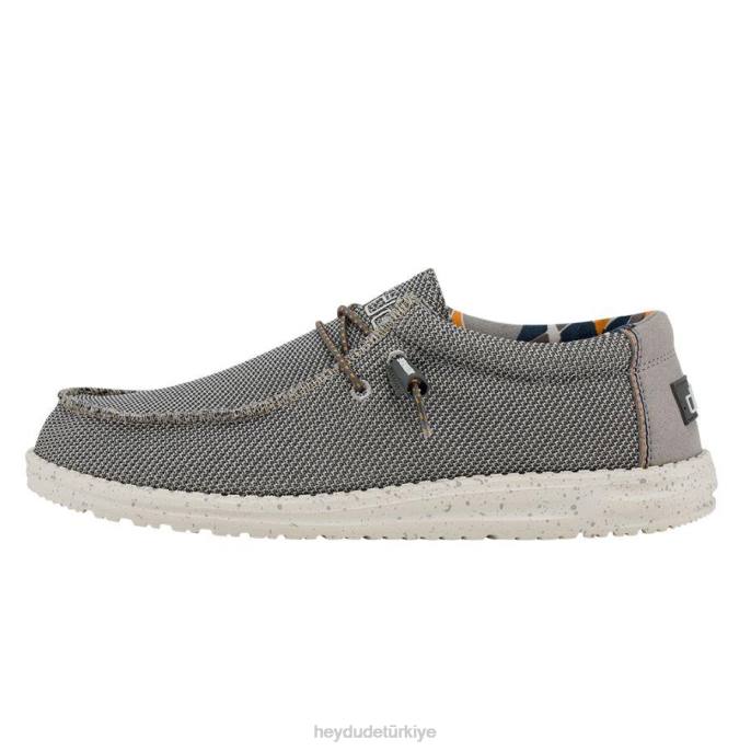 Hey Dude ayakkabı asfalt erkekler Wally sox 82XX344