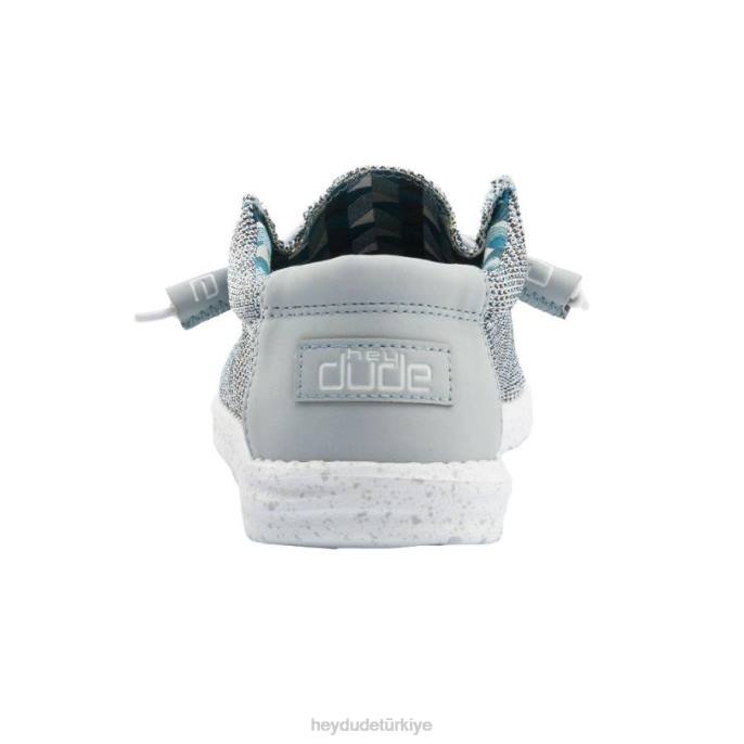 Hey Dude ayakkabı buz grisi erkekler Wally sox 82XX336