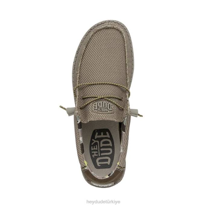 Hey Dude ayakkabı deve erkekler Wally Sox üçlü iğne 82XX445