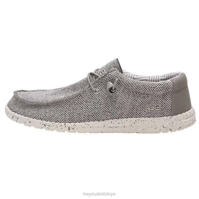 Hey Dude ayakkabı kül erkekler Wally sox 82XX343