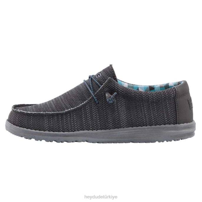 Hey Dude ayakkabı odun kömürü erkekler Wally sox 82XX338