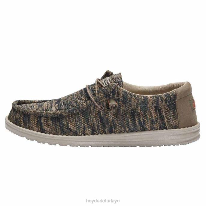 Hey Dude ayakkabı ormanlık kamuflaj erkekler Wally sox 82XX331