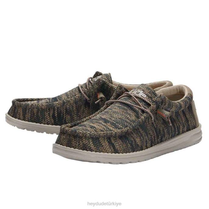 Hey Dude ayakkabı ormanlık kamuflaj erkekler Wally sox 82XX331