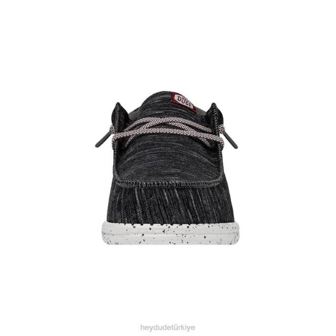 Hey Dude ayakkabı siyah erkekler Wally Jersey 82XX348