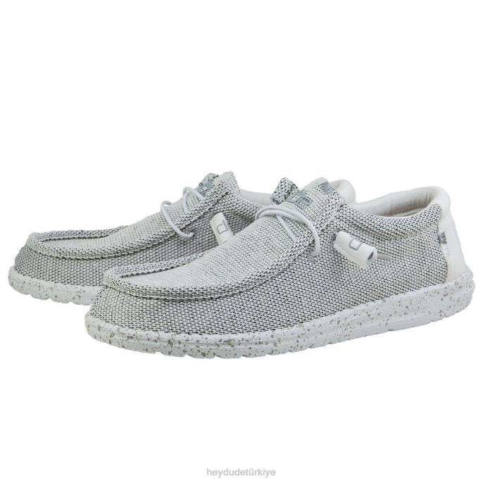 Hey Dude ayakkabı taş beyaz erkekler Wally sox 82XX337