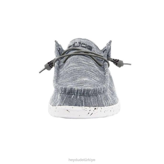 Hey Dude ayakkabı taş beyaz erkekler wally streç polar 82XX462