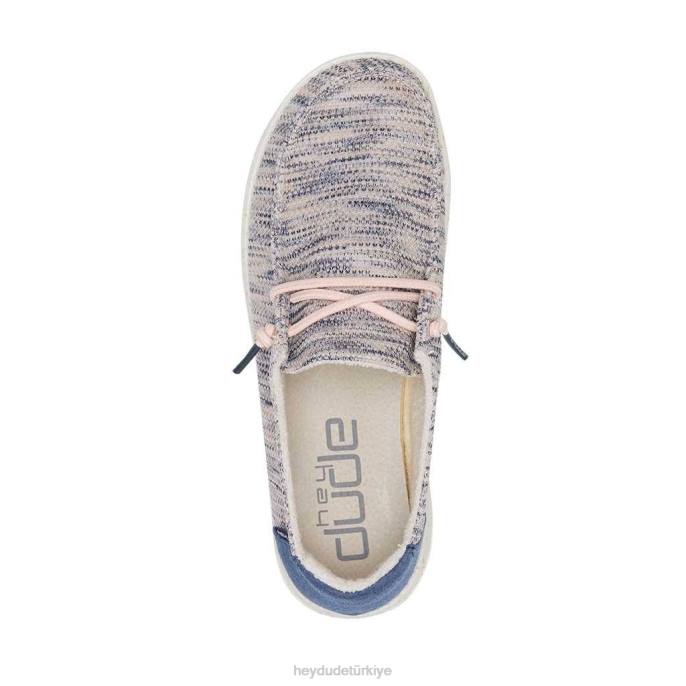 Hey Dude ayakkabı açık pembe erkekler wendy sox 82XX40