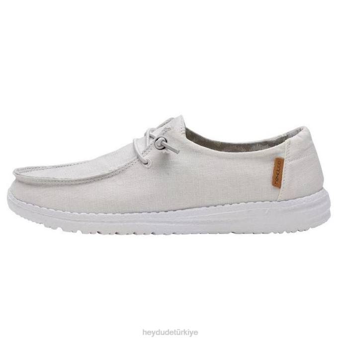 Hey Dude ayakkabı beyaz erkekler wendy chambray 82XX98