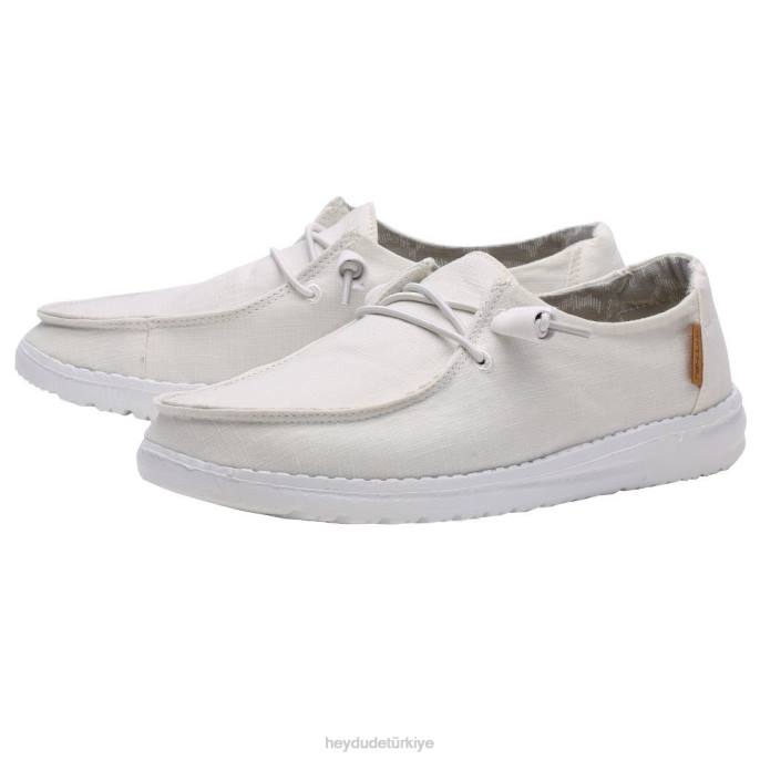 Hey Dude ayakkabı beyaz erkekler wendy chambray 82XX98