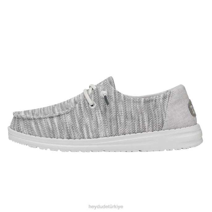 Hey Dude ayakkabı buzul grisi erkekler wendy sox geniş 82XX111