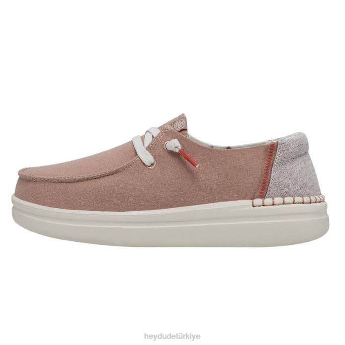 Hey Dude ayakkabı gül erkekler Wendy Rise Chambray 82XX153