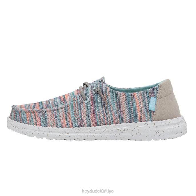 Hey Dude ayakkabı gün batımı pembe erkekler wendy sox 82XX43