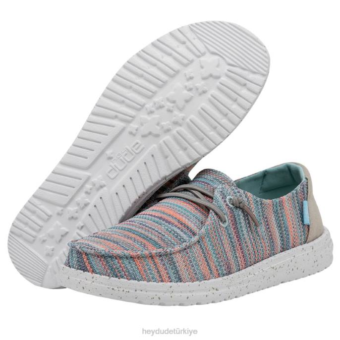 Hey Dude ayakkabı gün batımı pembe erkekler wendy sox 82XX43