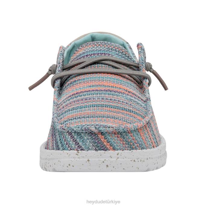 Hey Dude ayakkabı gün batımı pembe erkekler wendy sox 82XX43