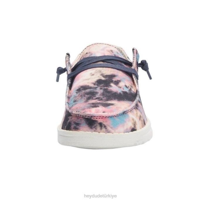 Hey Dude ayakkabı lacivert pembe erkekler Wendy kravat boyası 82XX188
