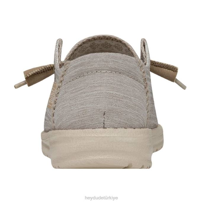 Hey Dude ayakkabı latte erkekler Wendy boho dikişi 82XX7