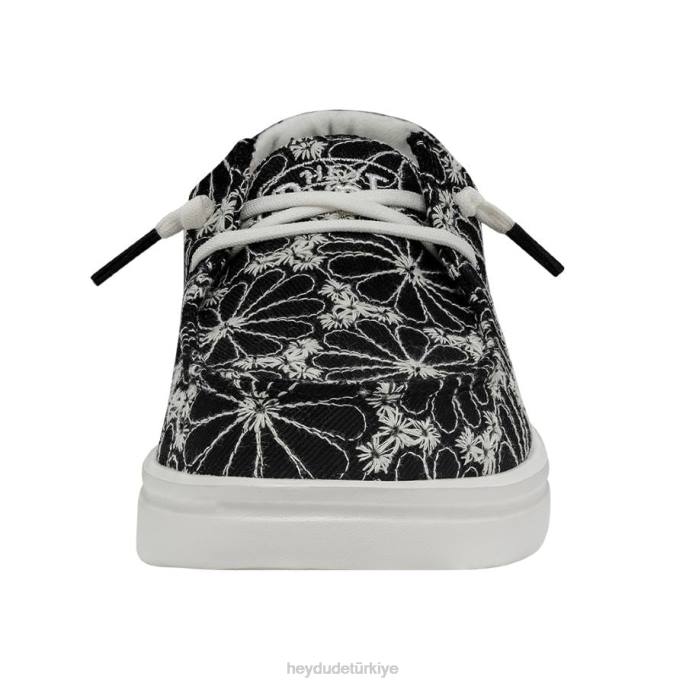 Hey Dude ayakkabı siyah erkekler wendy yükselişi kuşgözü 82XX148