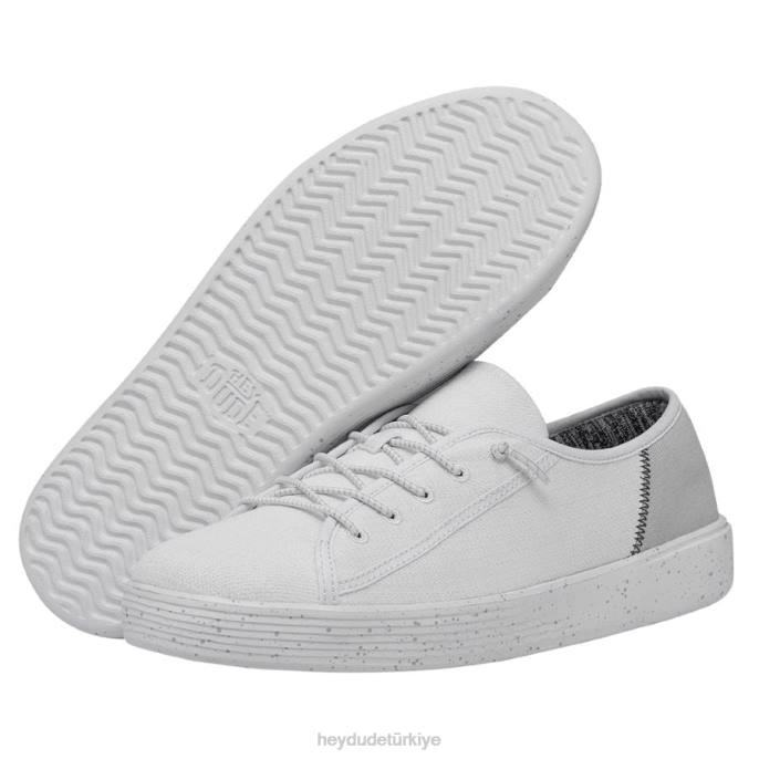 Hey Dude ayakkabı beyaz kadınlar cody spor ağı 82XX218