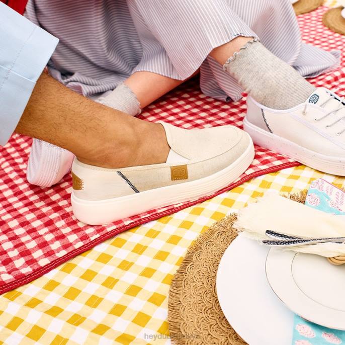 Hey Dude ayakkabı beyaz kadınlar sunapi zanaat 82XX243