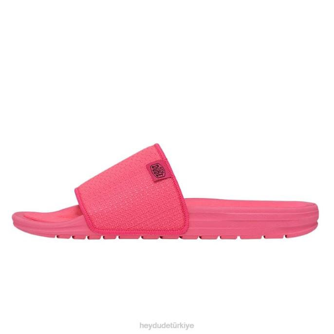 Hey Dude ayakkabı flu pembe kadınlar chandler örgü 82XX250