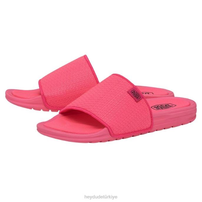 Hey Dude ayakkabı flu pembe kadınlar chandler örgü 82XX250
